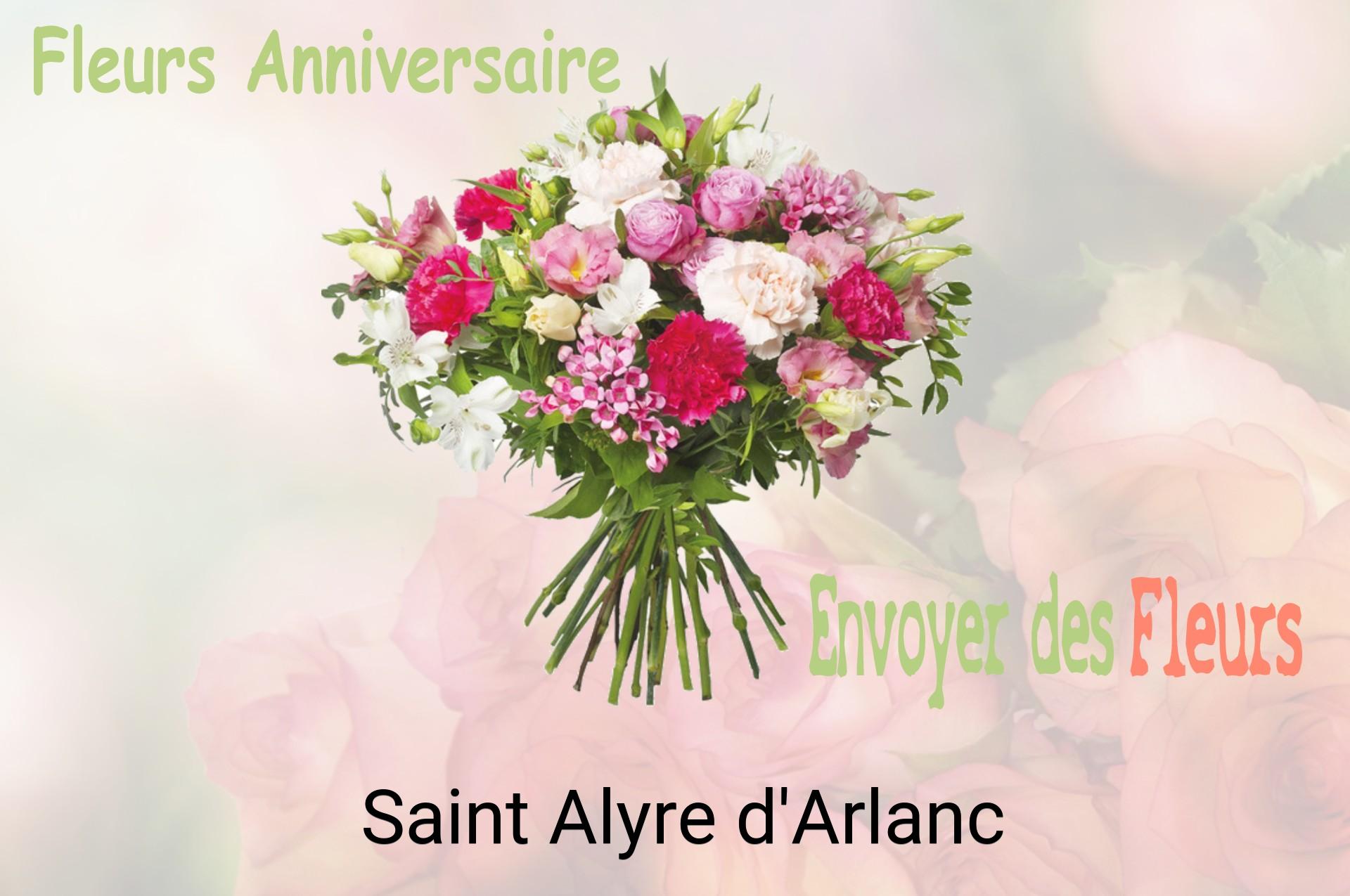 Bouquet de fleurs d’anniversaire livré à Saint-Alyre-d'Arlanc
