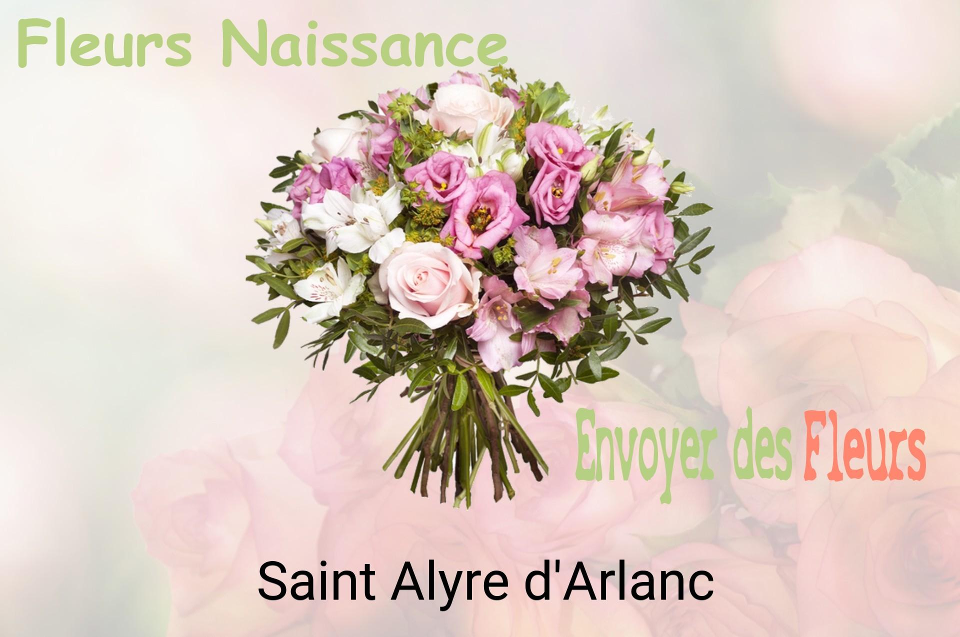 Bouquet de fleurs de naissance livré à Saint-Alyre-d'Arlanc